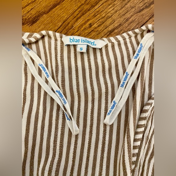 Blue Island Striped Coverup - Picture 8 of 10